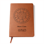 Birth Chart Graphic Leather Journal