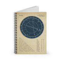 Custom Birth Chart Spiral Notebook