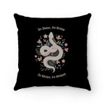Witchy Snake Square Pillow