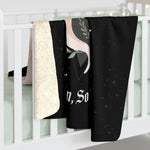 Witchy Snake Sherpa Fleece Blanket