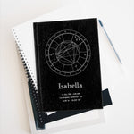 Personalized Birth Chart Hardcover Journal