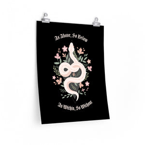 Witchy Snake Poster