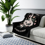 Witchy Snake Sherpa Fleece Blanket