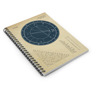 Custom Birth Chart Spiral Notebook