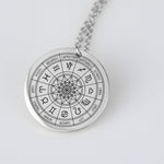 Zodiac Signs Wheel Necklace