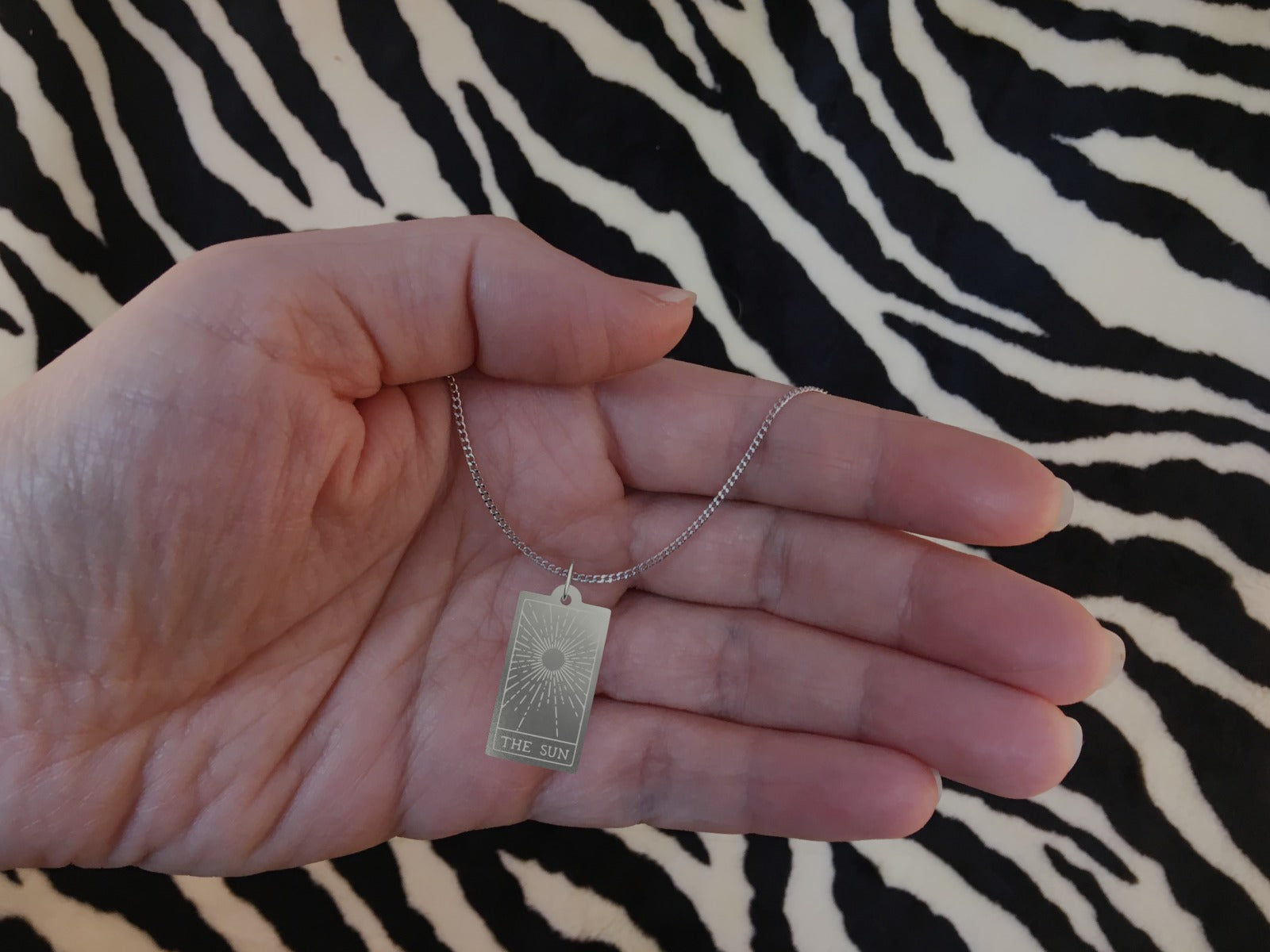 Tarot Card The Sun Necklace