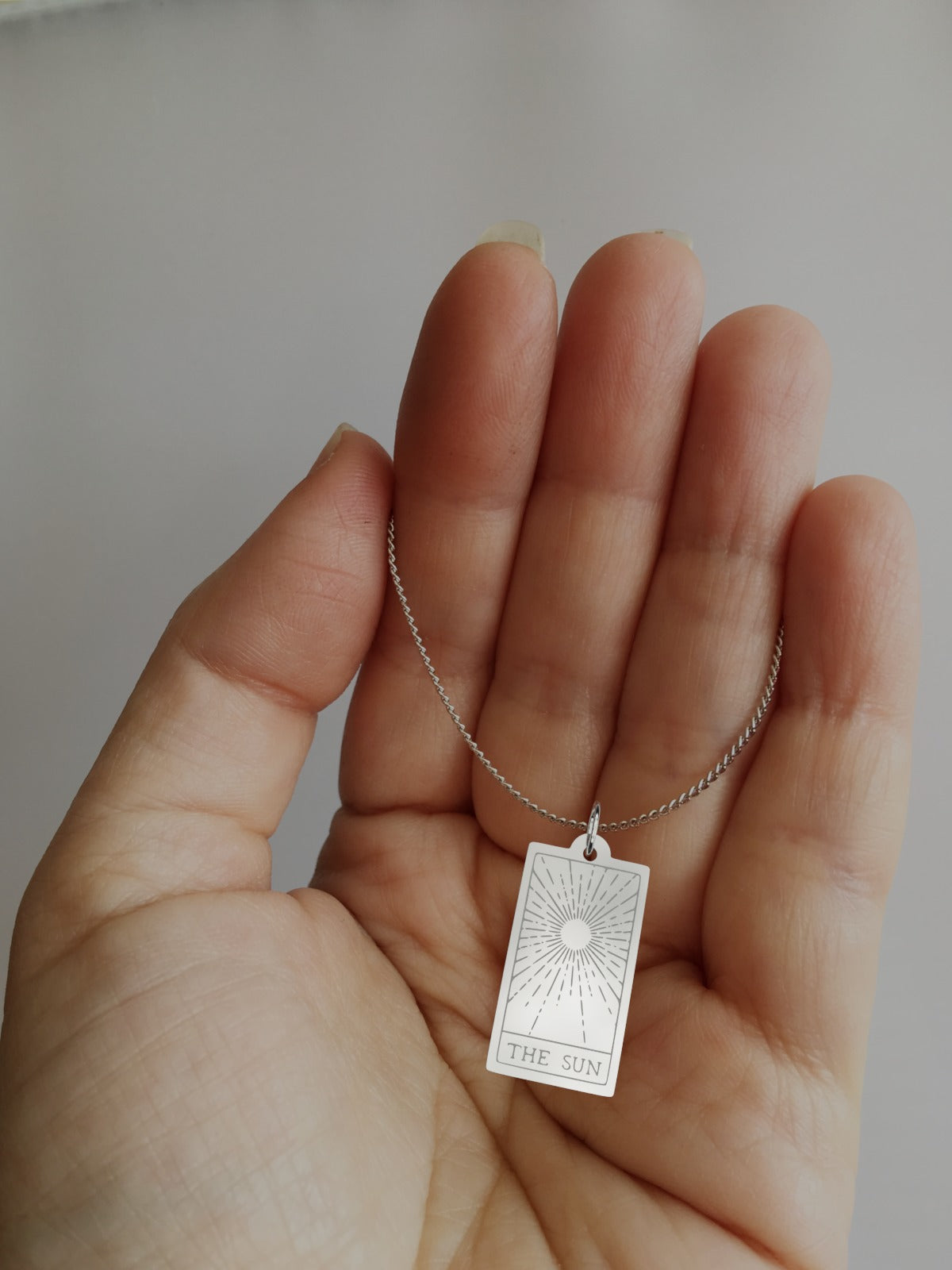 Tarot Card The Sun Necklace