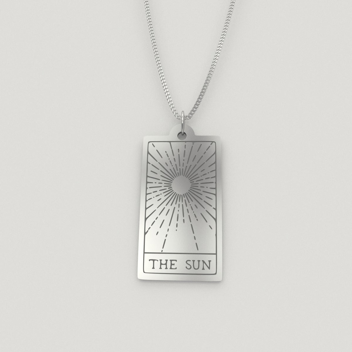 Tarot Card The Sun Necklace