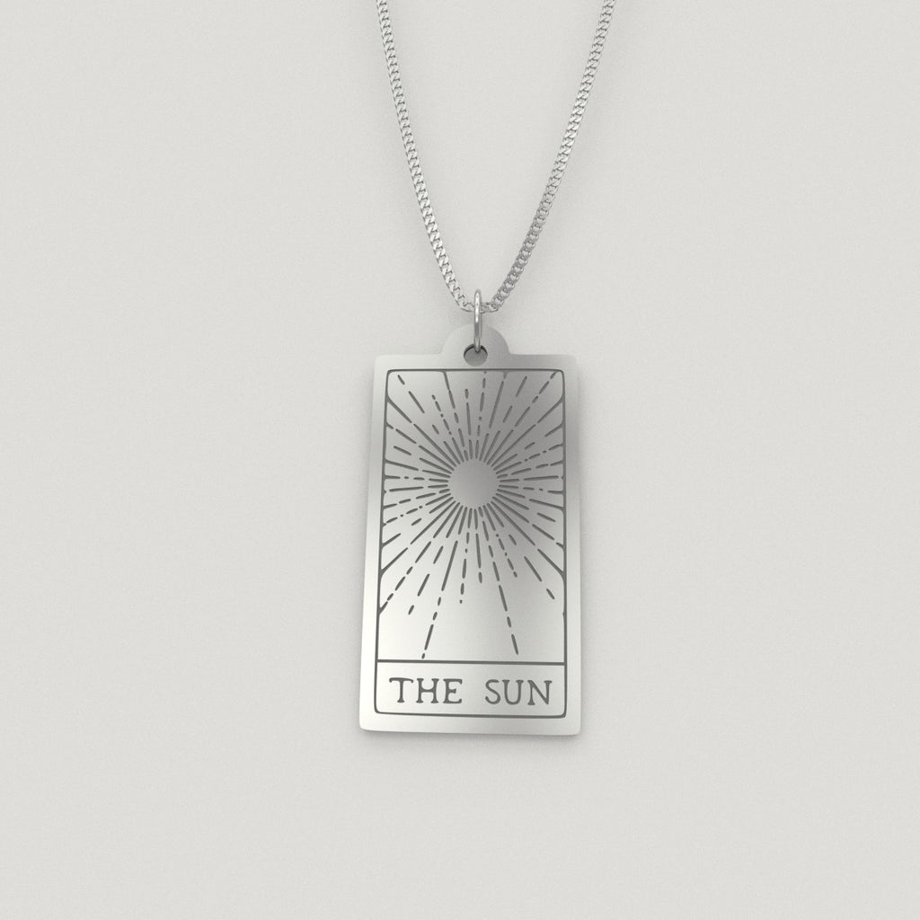 Tarot Card The Sun Necklace