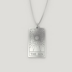 Tarot Card The Sun Necklace