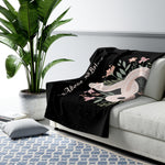 Witchy Snake Sherpa Fleece Blanket