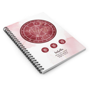 Custom Birth Chart Spiral Notebook