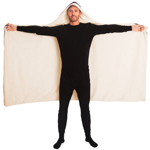 Baphomet 3D Hooded Blanket - Purple