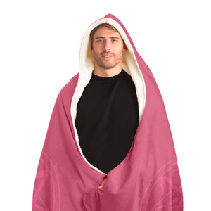 Baphomet 3D Hooded Blanket - Pink