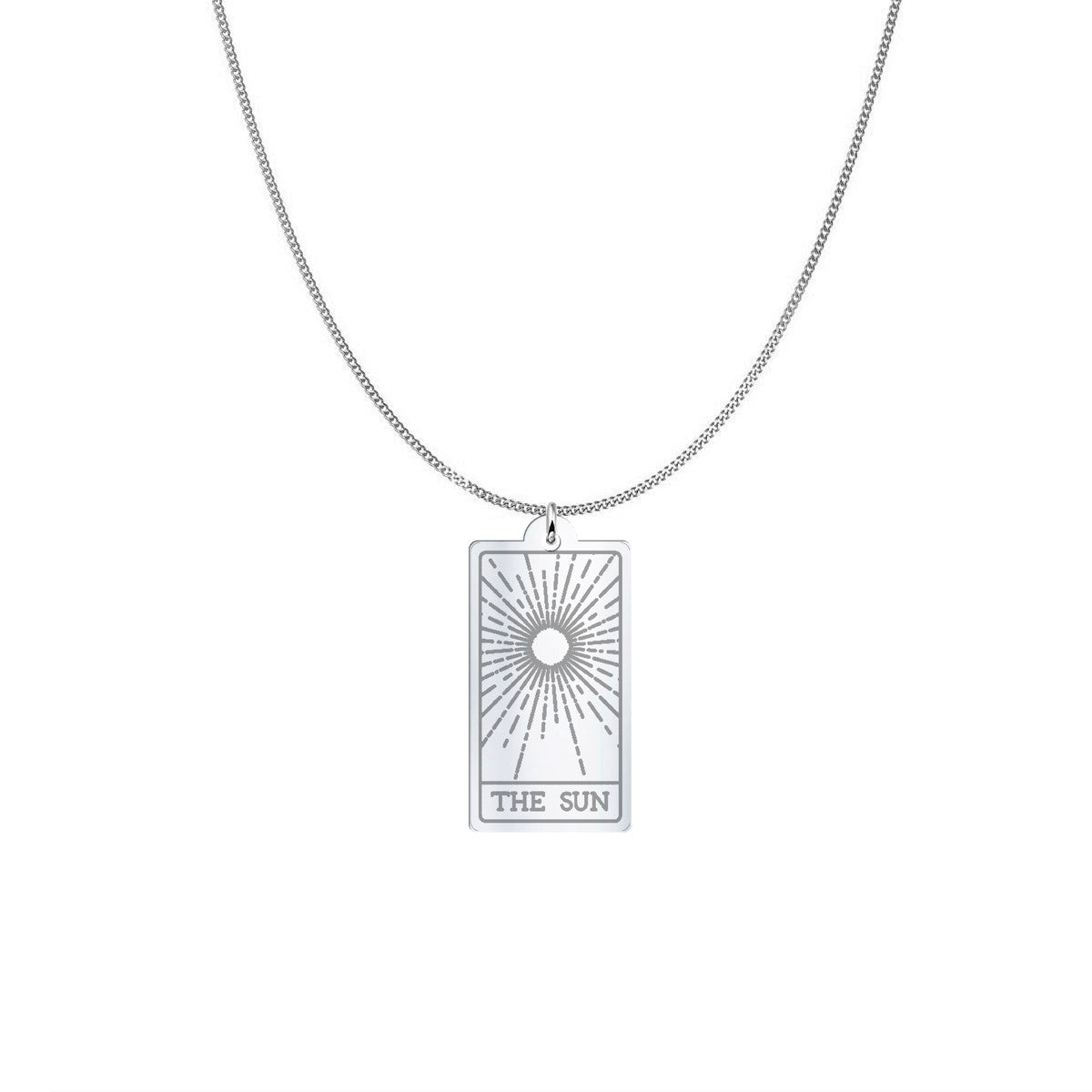 Tarot Card The Sun Necklace