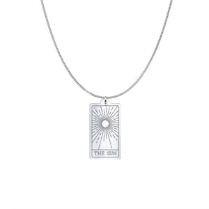 Tarot Card The Sun Necklace