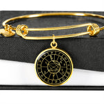 Personalized Natal Chart Bracelet - Black