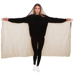 Baphomet 3D Hooded Blanket - Purple