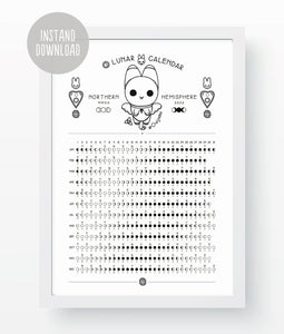 2020 & 2021 Printable Lunar Calendar