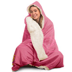 Baphomet 3D Hooded Blanket - Pink