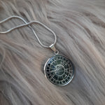 Birth Chart Necklace - Black