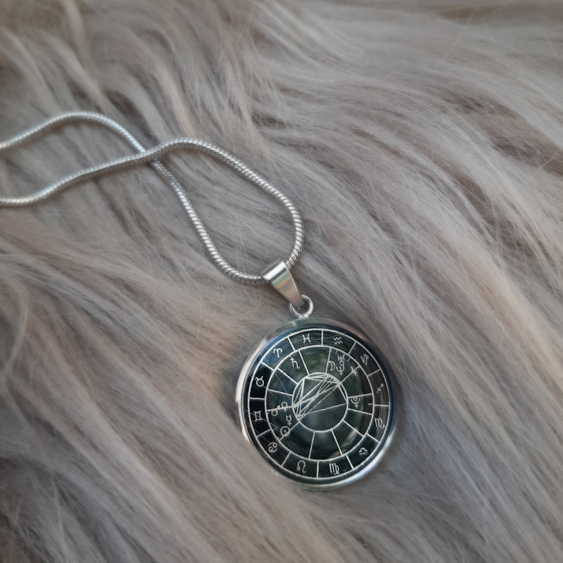 Birth Chart Necklace - Black