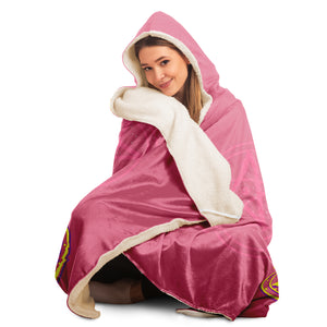 Baphomet 3D Hooded Blanket - Pink