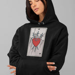 Tarot Card Three of Swords Hoodie