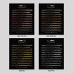 2021 Lunar Calendar Foil Print 8x10''