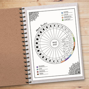 Moon Cycle & Mood Tracker Printable