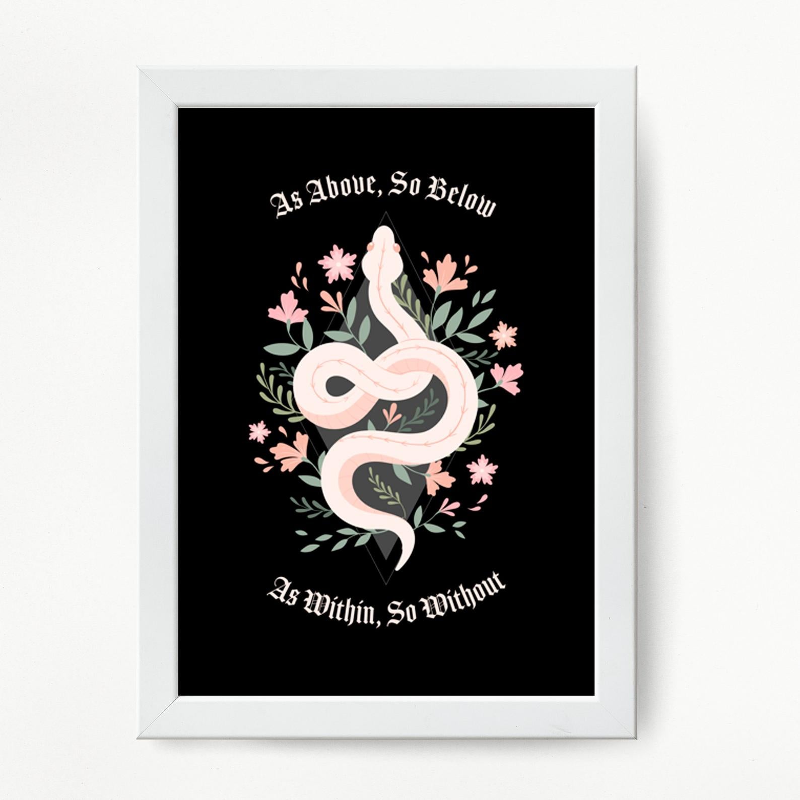 Witchy Snake Poster