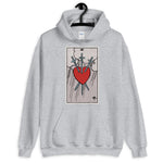 Tarot Card Three of Swords Hoodie