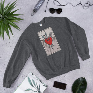 Tarot card Three of Swords Unisex Sweatshirt