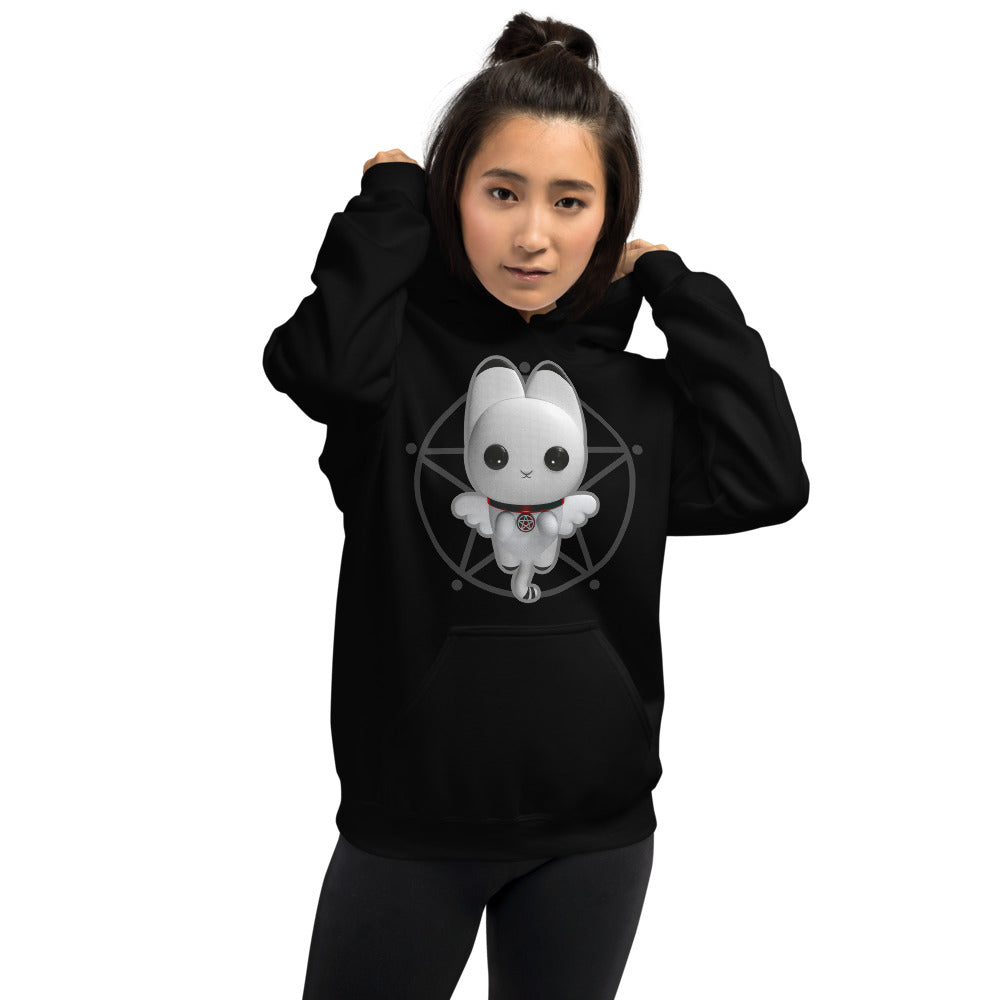 Ouija Me Kittie Pentacle Unisex Hoodie