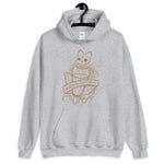 Northern Lights Dreams Unisex Hoodie - Gold