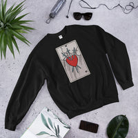 Tarot card Three of Swords Unisex Sweatshirt