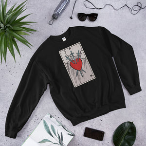 Tarot card Three of Swords Unisex Sweatshirt