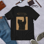 Crystal Cat Gold Unisex T-Shirt