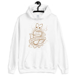 Northern Lights Dreams Unisex Hoodie - Gold