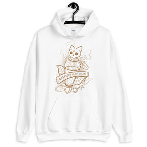 Northern Lights Dreams Unisex Hoodie - Gold