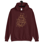 Northern Lights Dreams Unisex Hoodie - Gold