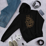 Northern Lights Dreams Unisex Hoodie - Gold