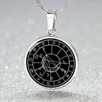 Birth Chart Necklace - Black