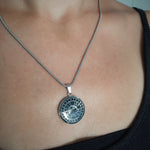 Personalized Natal Chart Necklace - Black