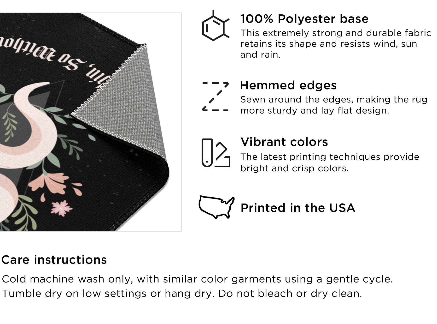 Witchy Snake Area Rug