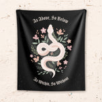 Witchy Snake Wall Tapestry
