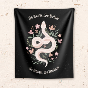 Witchy Snake Wall Tapestry
