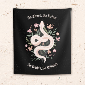 Witchy Snake Wall Tapestry