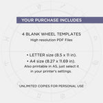 Astrology Chart Wheel Templates